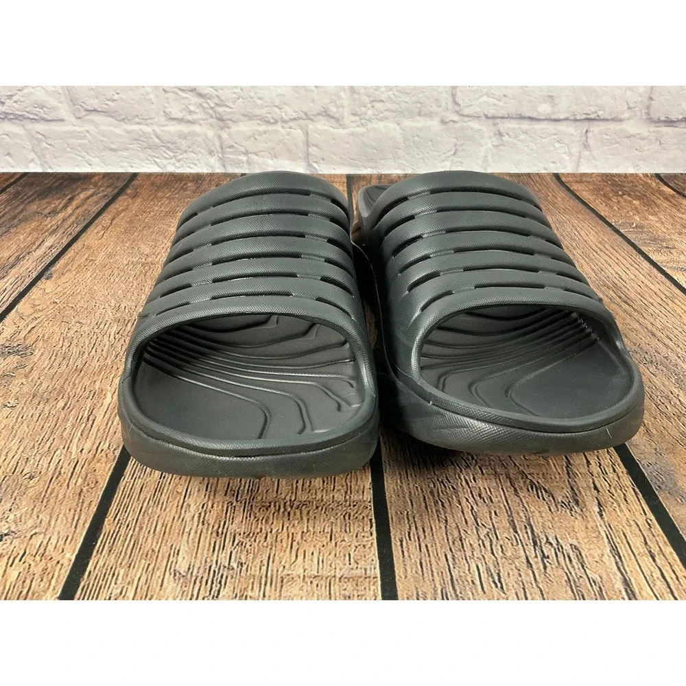 Hoka One One Ora Recovery Slide Men's Sandals Black Slip On Comfort Size 13